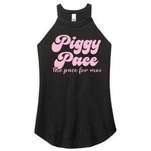 Piggy Pace The Pace For Moi Miss Piggy Inspired Race Women's Perfect Tri Rocker Tank