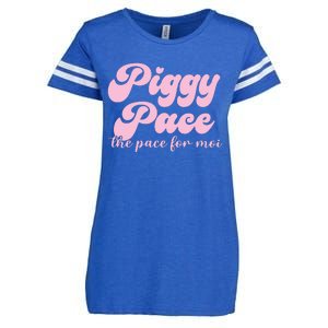 Piggy Pace The Pace For Moi Miss Piggy Inspired Race Enza Ladies Jersey Football T-Shirt