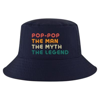 Pop Pop The Man The Myth The Legend Cool Comfort Performance Bucket Hat