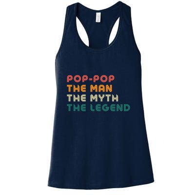 Pop Pop The Man The Myth The Legend Womens Tank Top