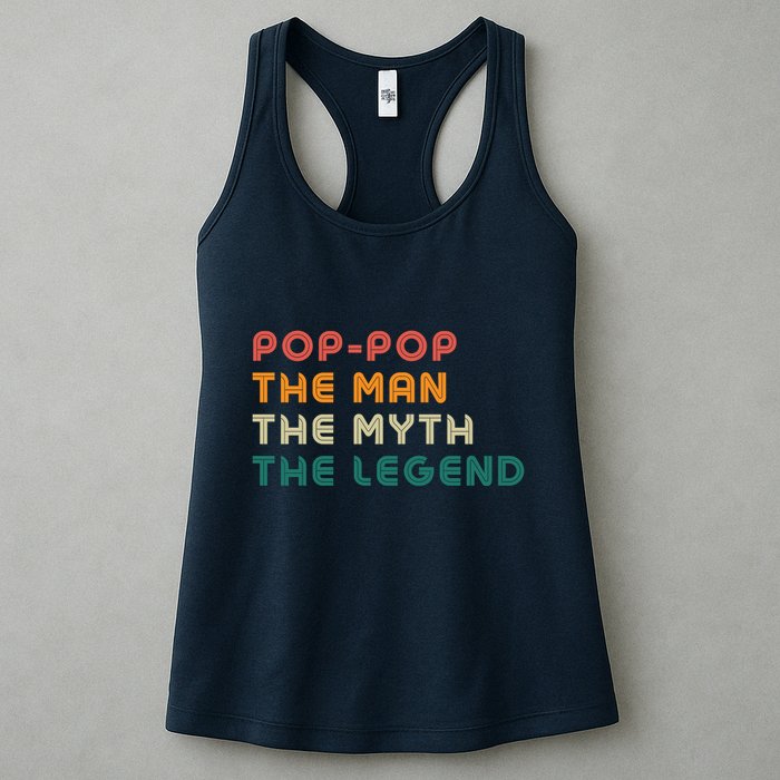 Pop Pop The Man The Myth The Legend Womens Tank Top