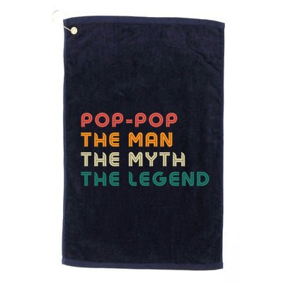 Pop Pop The Man The Myth The Legend Golf Towel