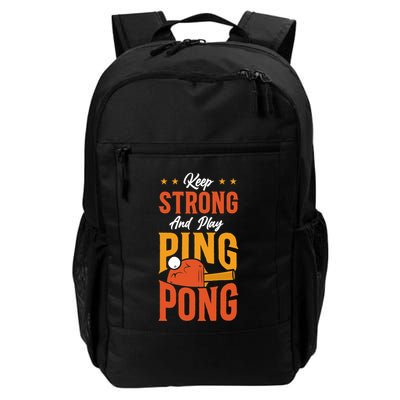Ping Pong Table Tennis Retro Vintage Paddle Keep Strong And Premium Backpack