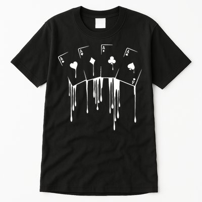 Poker Player Texas HoldEm Night Tournament Poker Tall T-Shirt