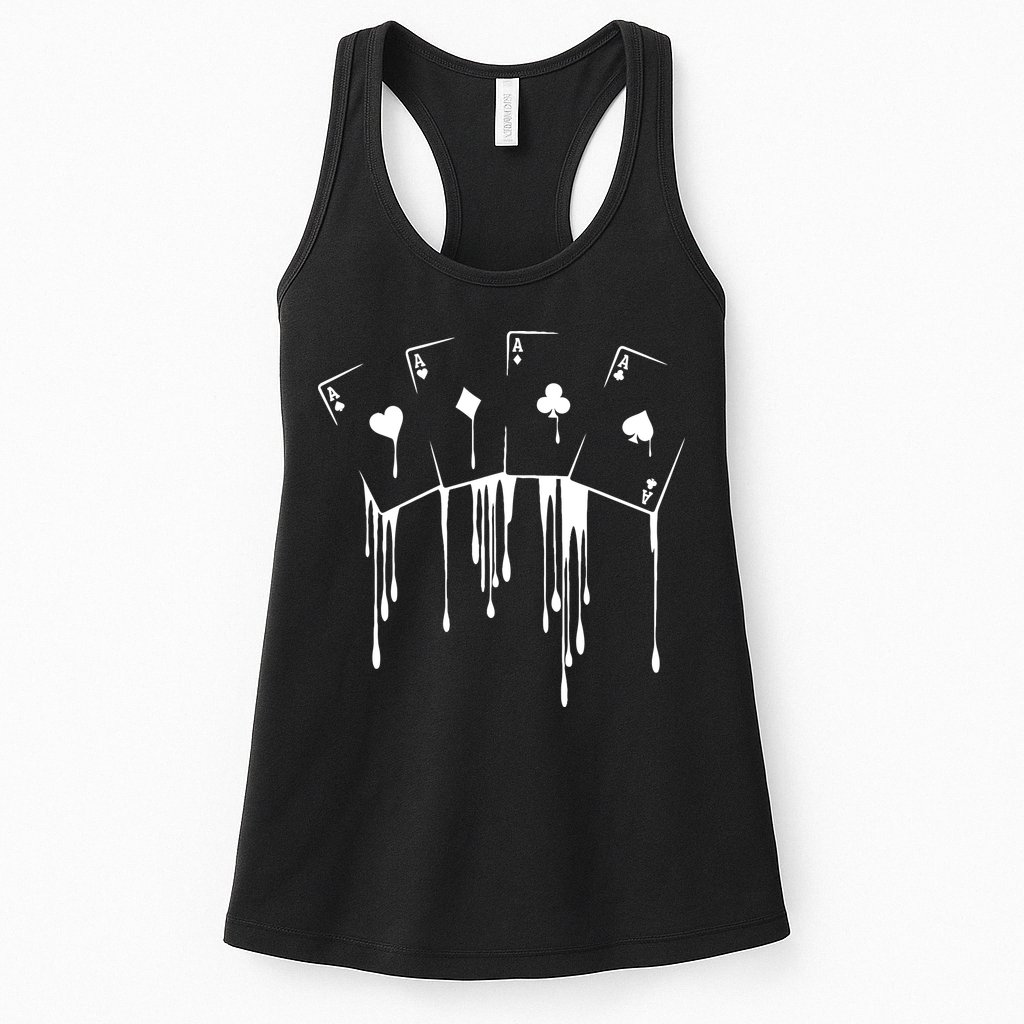 Poker Player Texas HoldEm Night Tournament Poker Womens Tank Top