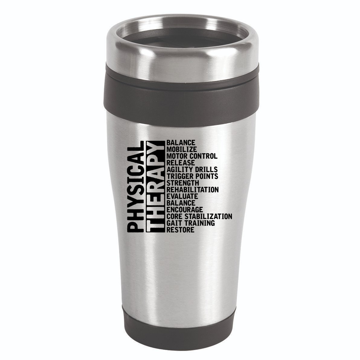 PT Physical Therapist Exercise Physical Therapy 16oz Travel Tumbler