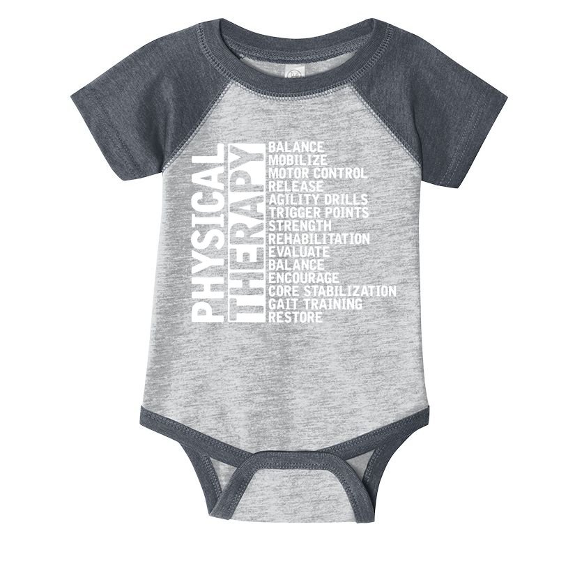 PT Physical Therapist Exercise Physical Therapy Infant Baby Jersey Bodysuit