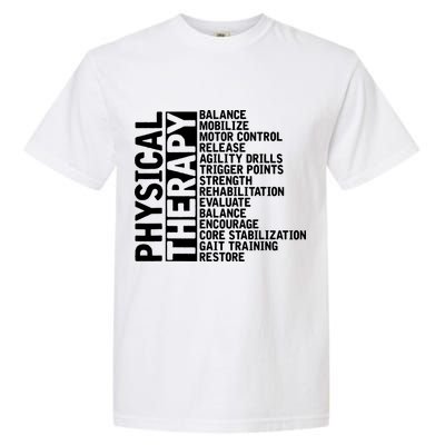 PT Physical Therapist Exercise Physical Therapy Garment-Dyed Heavyweight T-Shirt