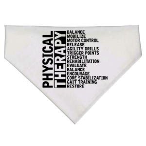 PT Physical Therapist Exercise Physical Therapy USA-Made Doggie Bandana