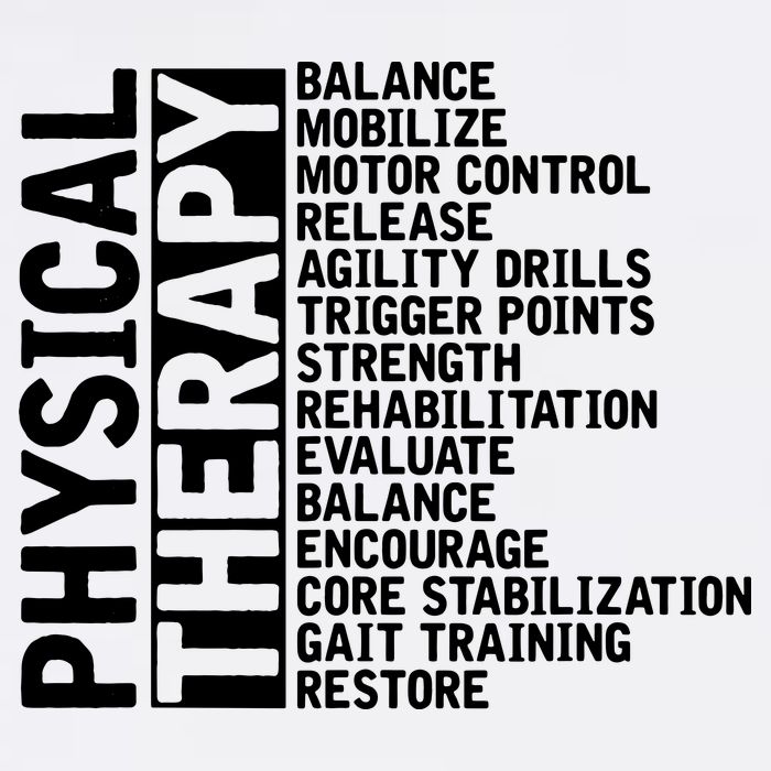 PT Physical Therapist Exercise Physical Therapy Cooling Performance Crew T-Shirt