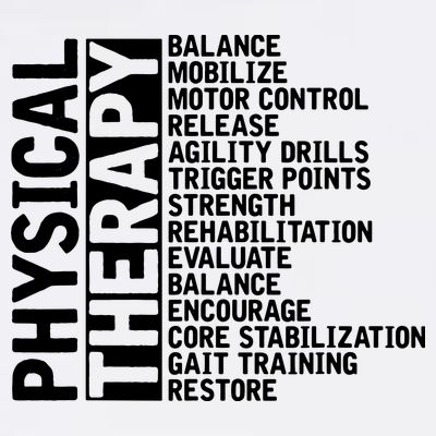 PT Physical Therapist Exercise Physical Therapy T-Shirt