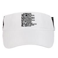 PT Physical Therapist Exercise Physical Therapy Adult Drive Performance Visor