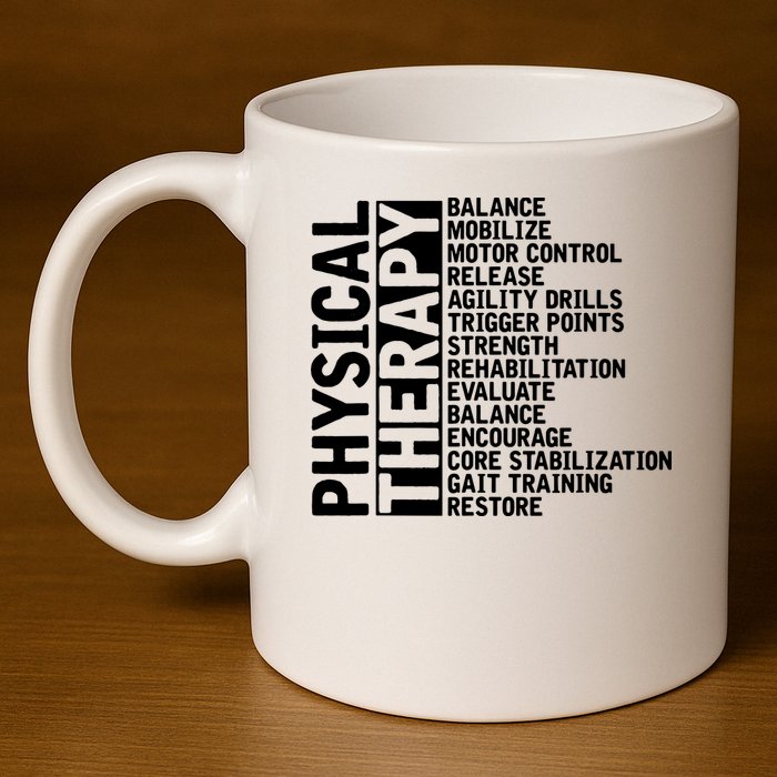 PT Physical Therapist Exercise Physical Therapy 11oz C Handle Ceramic Mug