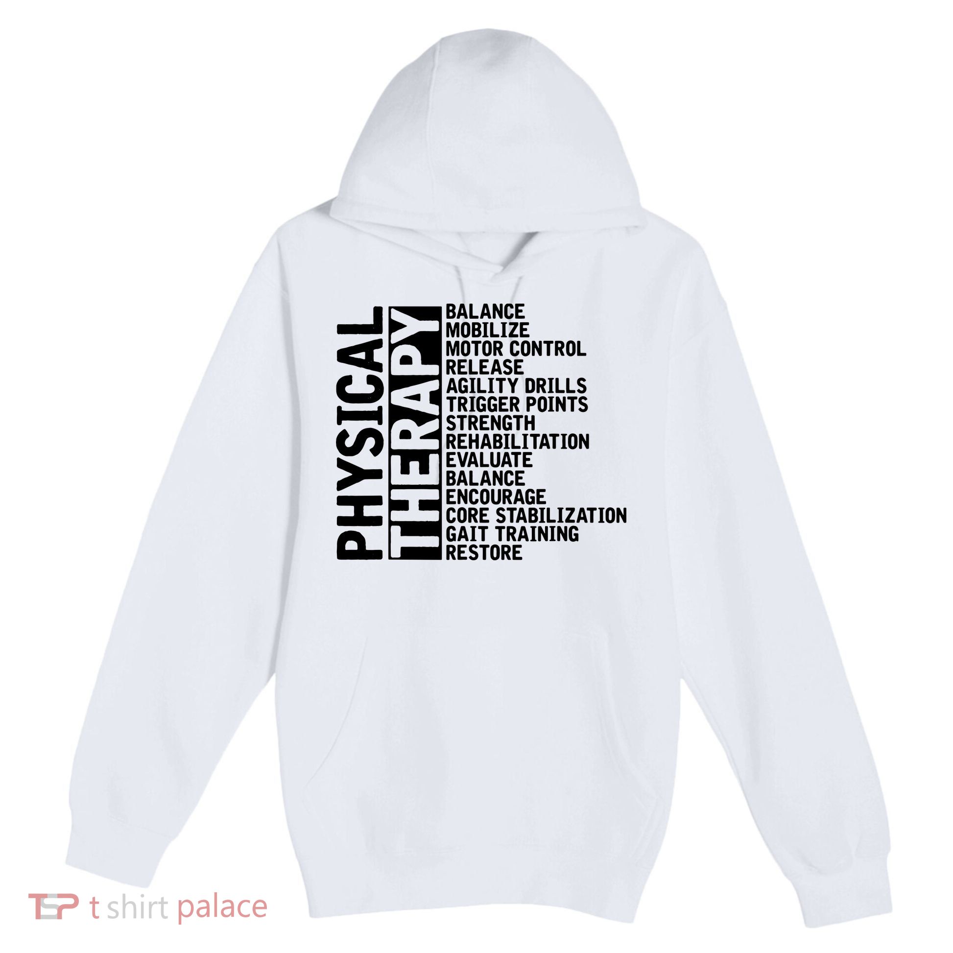 PT Physical Therapist Exercise Physical Therapy Premium Pullover Hoodie