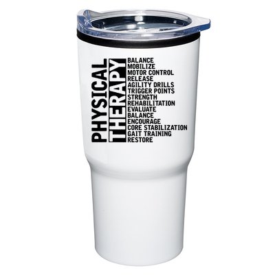 PT Physical Therapist Exercise Physical Therapy Tumbler