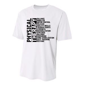 PT Physical Therapist Exercise Physical Therapy Performance Sprint T-Shirt