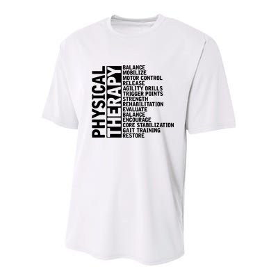 PT Physical Therapist Exercise Physical Therapy Youth Performance Sprint T-Shirt