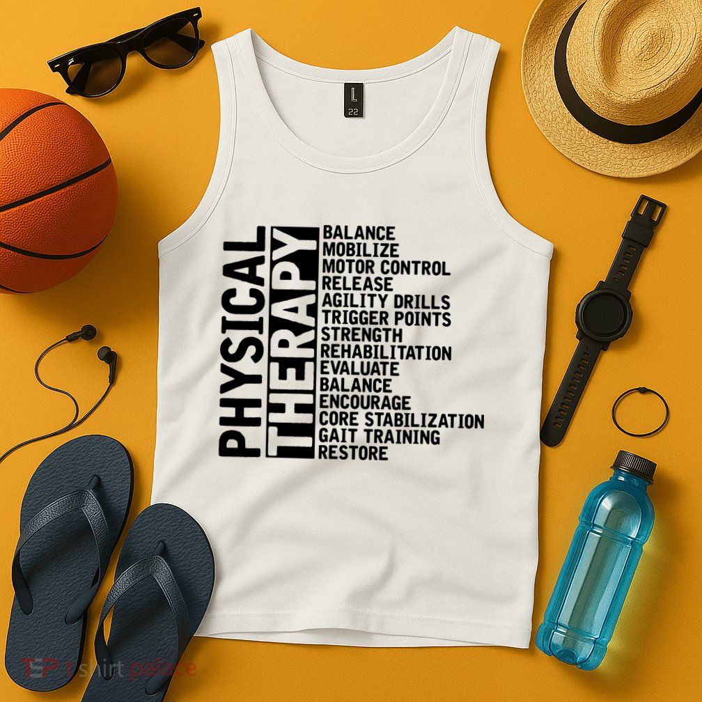PT Physical Therapist Exercise Physical Therapy Tank Top