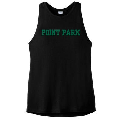 Point Park University Ladies PosiCharge Tri-Blend Wicking Tank