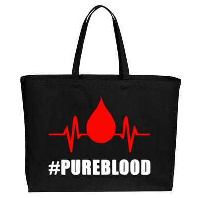 #Pureblood Cotton Canvas Jumbo Tote