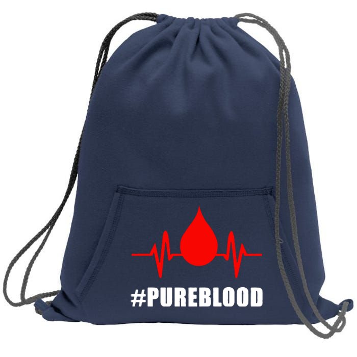 #Pureblood Sweatshirt Cinch Pack Bag