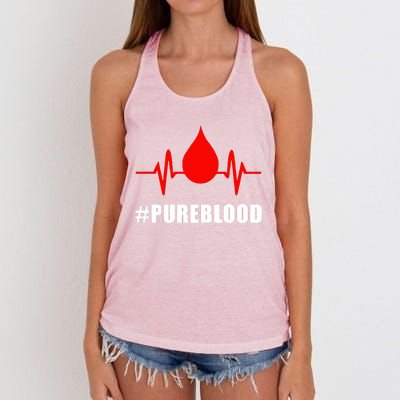 #Pureblood Women's Knotted Racerback Tank