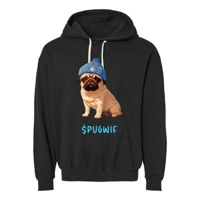 Pugwif Garment-Dyed Fleece Hoodie
