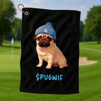 Pugwif Golf Towel