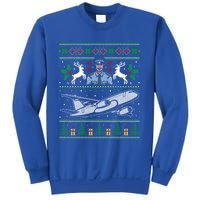 Plane Pilot Ugly Christmas Airplane Operator Aviator Gift Sweatshirt