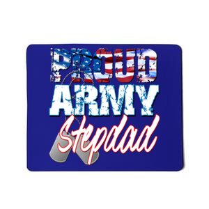 Proud Patriotic Usa Army Stepdad Usa Flag Fathers Day Meaningful Gift Mousepad