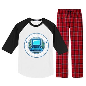 Press Play Unleash Potential Quote Computer Gaming Lovers Cool Gift Raglan Sleeve Pajama Set