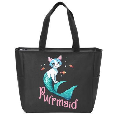 PURRMAID Zip Tote Bag