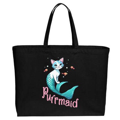 PURRMAID Cotton Canvas Jumbo Tote