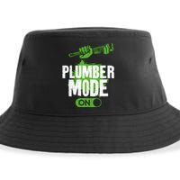 Plumbing Plumber Vintage Plumber Mode On Sustainable Bucket Hat