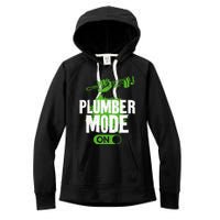 Plumbing Plumber Vintage Plumber Mode On Women's Fleece Hoodie