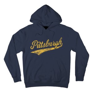 Pittsburgh Pennsylvania Varsity Script Sports Jersey Style Hoodie