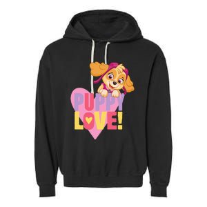 Paw Patrol Valentine's Day Puppy Love With Skye Garment-Dyed Fleece Hoodie