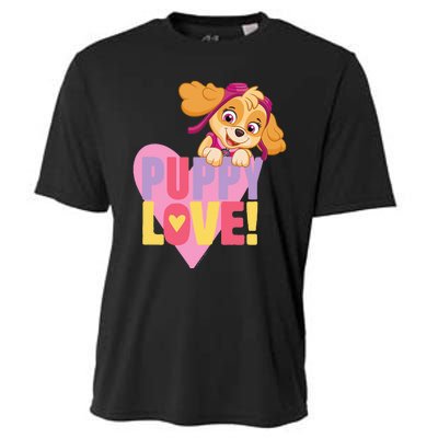 Paw Patrol Valentine's Day Puppy Love With Skye Cooling Performance Crew T-Shirt