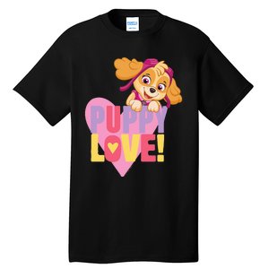 Paw Patrol Valentine's Day Puppy Love With Skye Tall T-Shirt