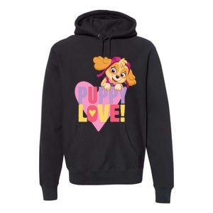 Paw Patrol Valentine's Day Puppy Love With Skye Premium Hoodie