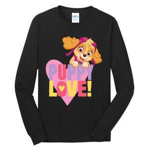 Paw Patrol Valentine's Day Puppy Love With Skye Tall Long Sleeve T-Shirt