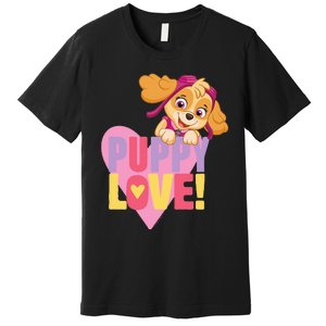 Paw Patrol Valentine's Day Puppy Love With Skye Premium T-Shirt