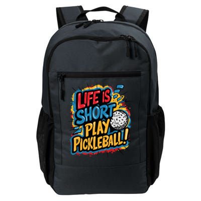 Pickleball Passion Vibrant Game Artwear Cute Gift Daily Commute Backpack