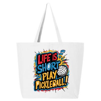 Pickleball Passion Vibrant Game Artwear Cute Gift 25L Jumbo Tote