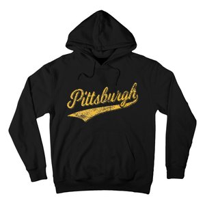 Pittsburgh Pennsylvania Varsity Script Sports Jersey Style Hoodie