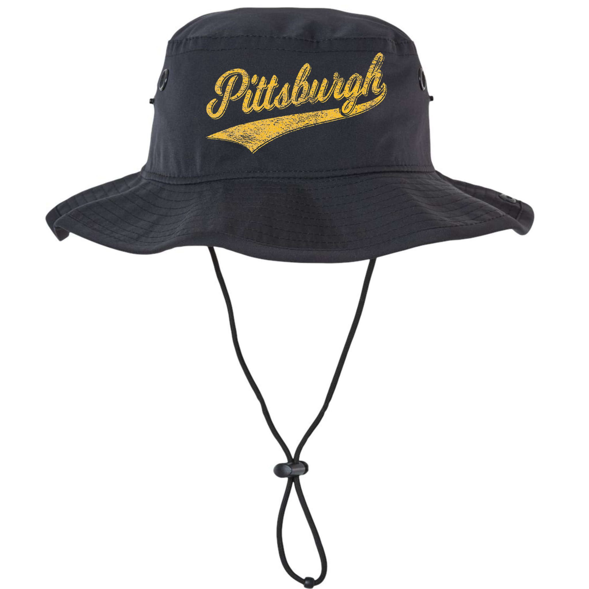 Pittsburgh Pennsylvania Varsity Script Sports Jersey Style Bucket Hat