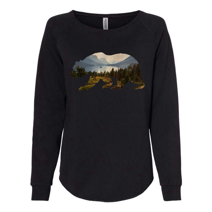 Preserve & Protect Vintage National Park Bear Wildlife Womens California Wash Sweatshirt