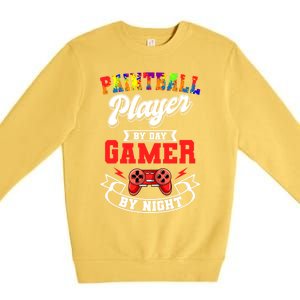 Paintball Paintballer Video Gamer Shooting Team Sport Master Meaningful Gift Premium Crewneck Sweatshirt