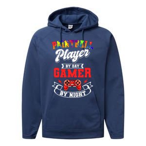 Paintball Paintballer Video Gamer Shooting Team Sport Master Meaningful Gift Performance Fleece Hoodie