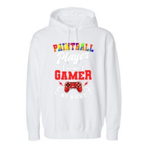 Paintball Paintballer Video Gamer Shooting Team Sport Master Meaningful Gift Garment-Dyed Fleece Hoodie